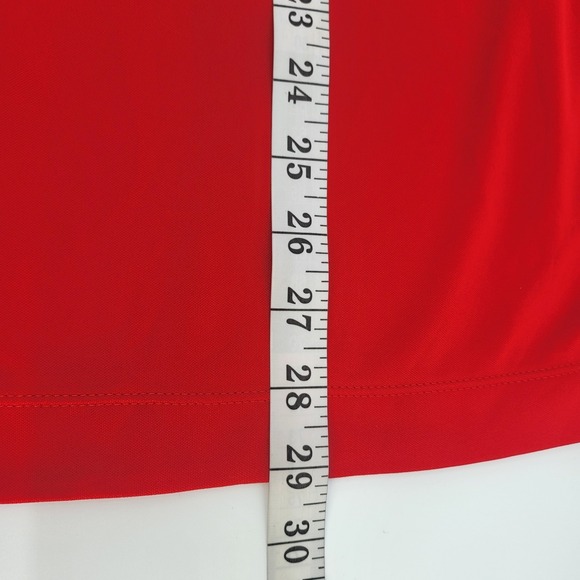 Nike Golf Tour Performance Dri-Fit Polo Mens Size Medium Solid Red - Picture 6 of 8
